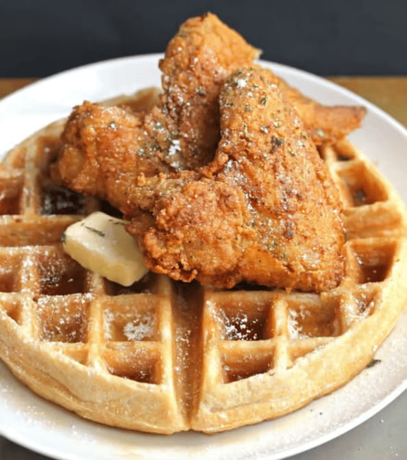 Wings + Waffle.