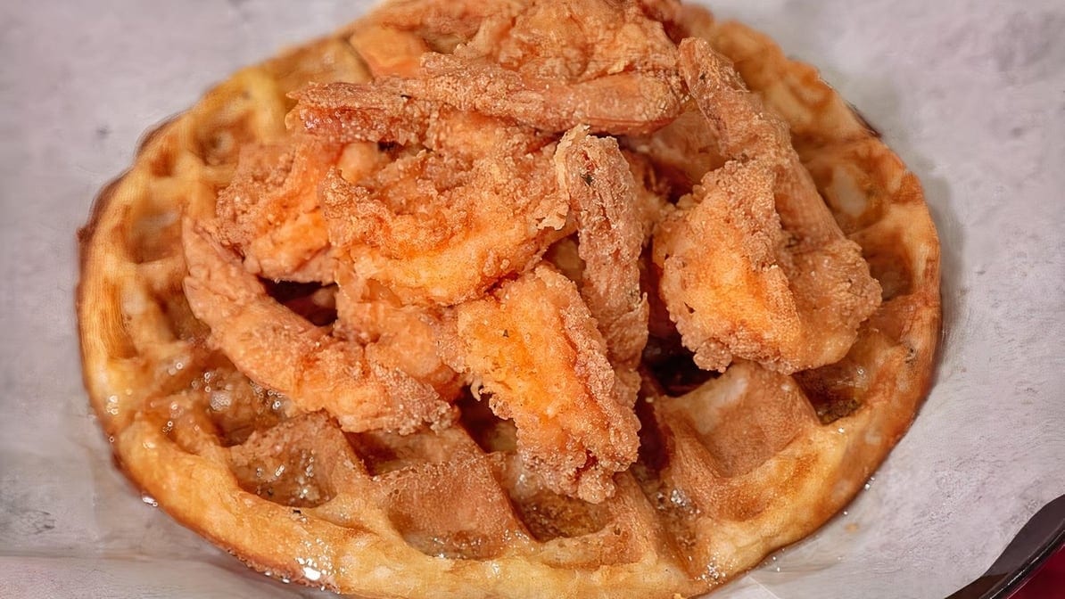 Shrimp + Waffle.