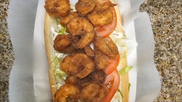Shrimp Poboy.