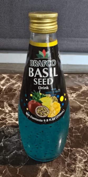 Basil Seed Drink Mixed Fruit.