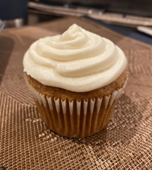 Carrot Cupcake.