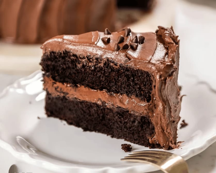 Chocolate Cake with Chocolate Icing.