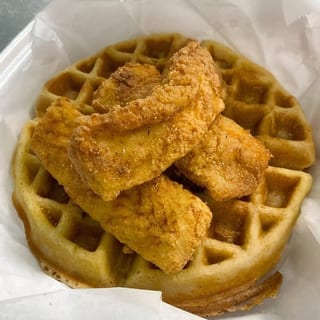 Fish + Waffle