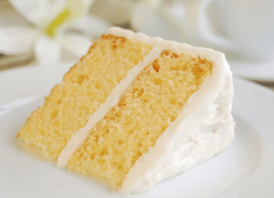 7up Cake with Icing.