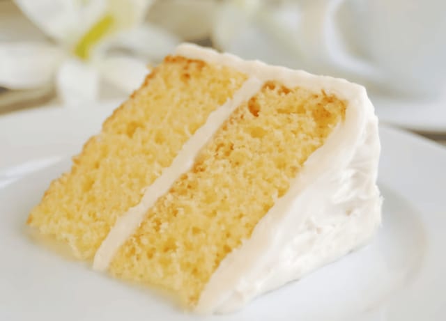 7up Cake with Icing.