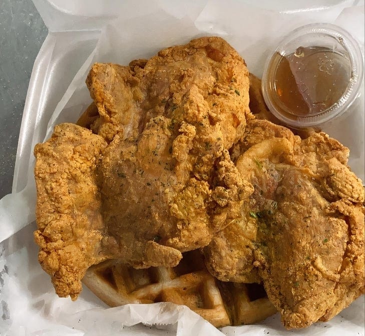 3 Thighs + Waffle.