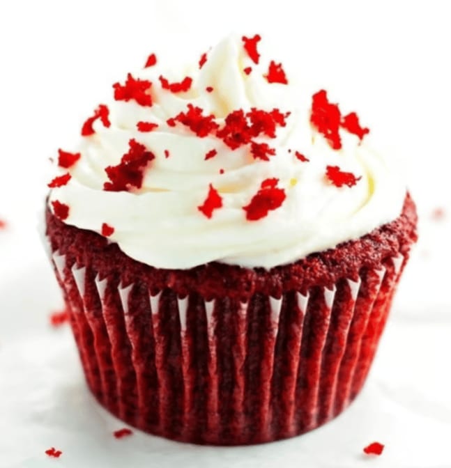 Red Velvet Cupcake.