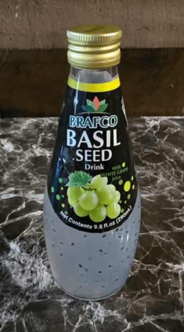 Basil Seed Drink White Grape.