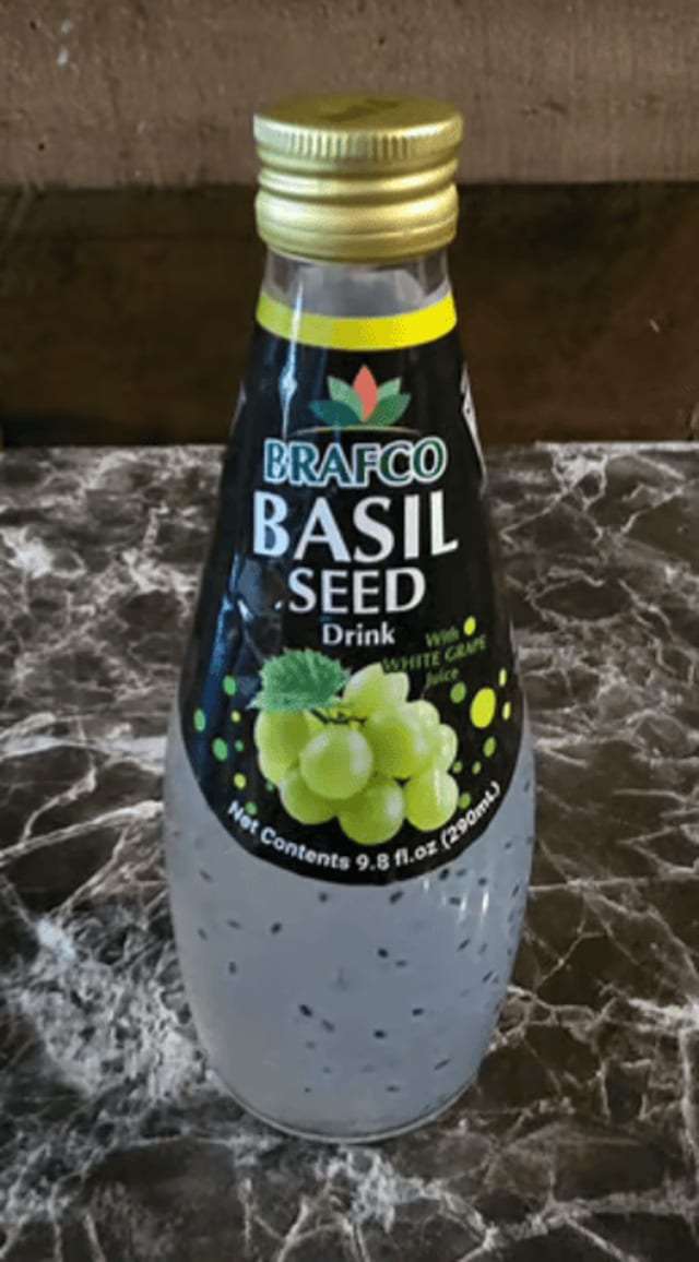 Basil Seed Drink White Grape.