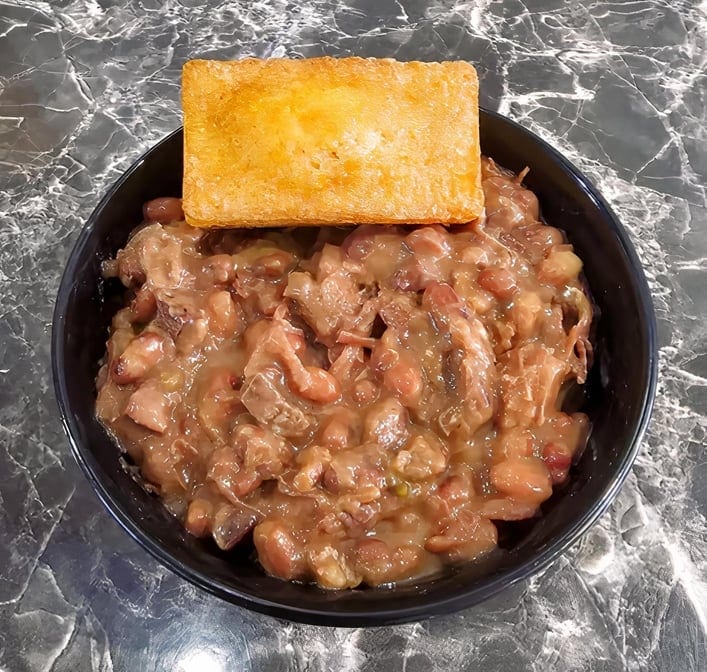 Red Beans and Cornbread.