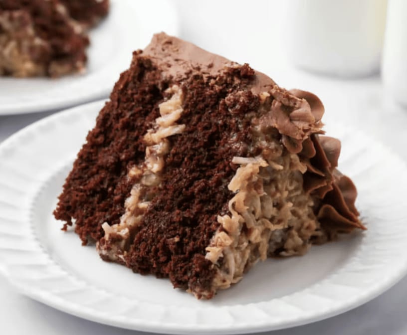 German Chocolate Cake.