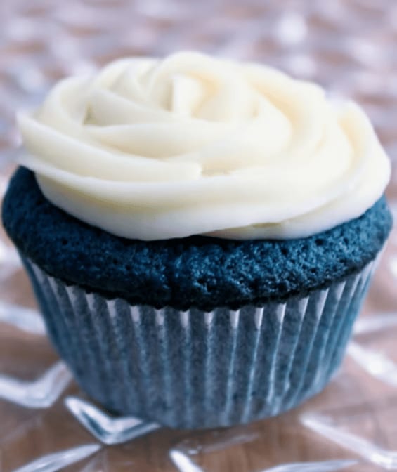 Blue Velvet Cupcake.