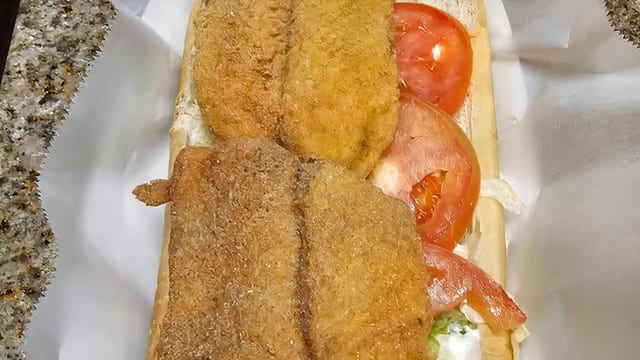 Catfish Poboy.