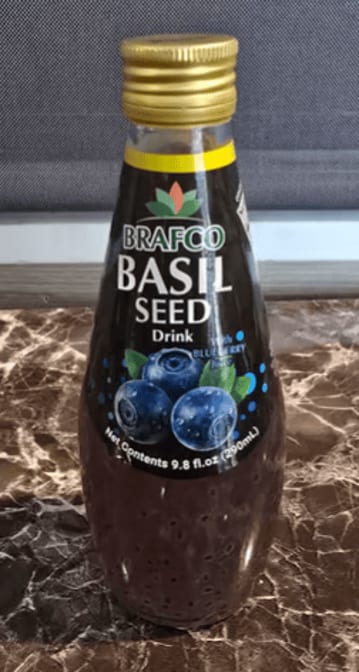 Basil Seed Drink Blueberry.