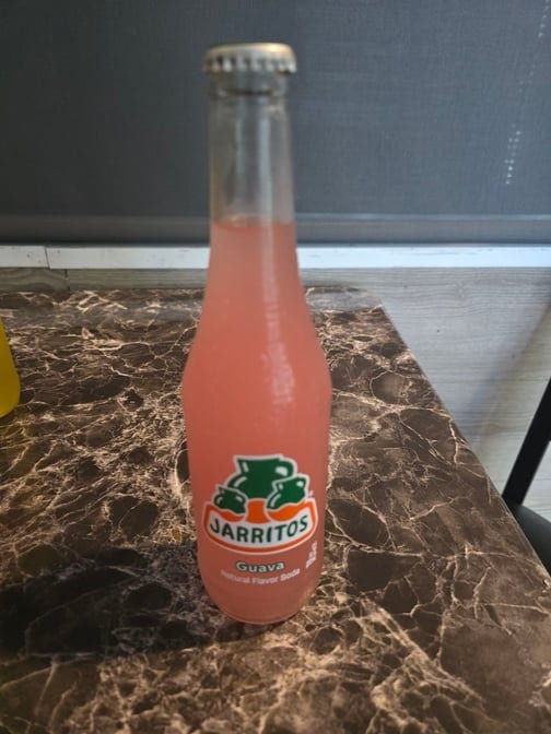 Jarritos Guava Bottle.