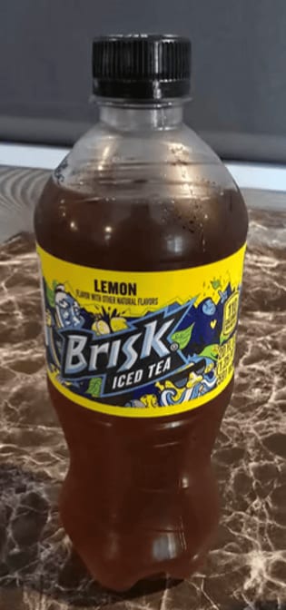 Lipton Tea Lemon Brisk.