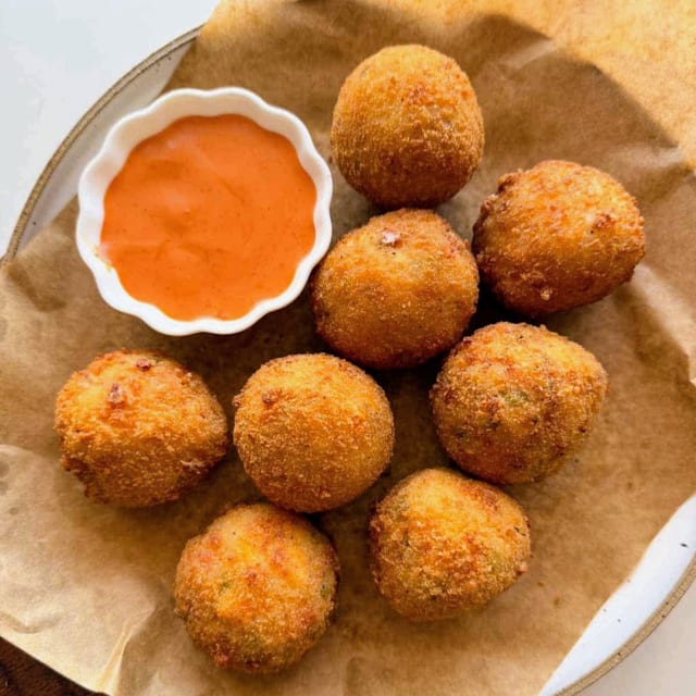 Grits and Shrimp Bites.