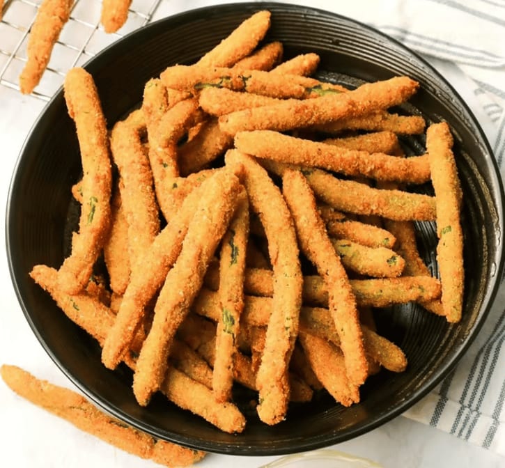 Green Beans Breaded.