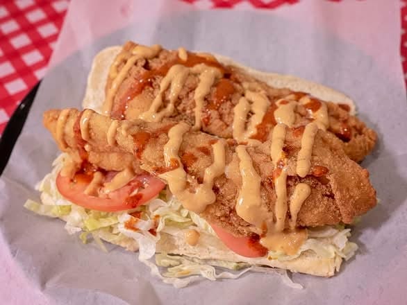 Red Snapper Poboy.